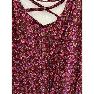 Floral American Eagle Summer Dress